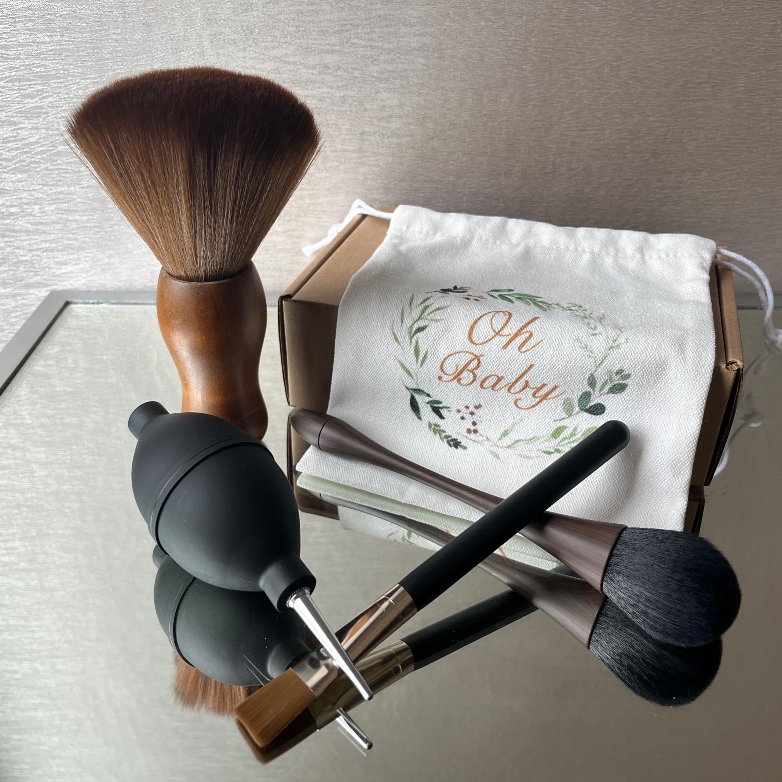 VISCAL 4 Pcs Collectables Dusting Brush for Statues