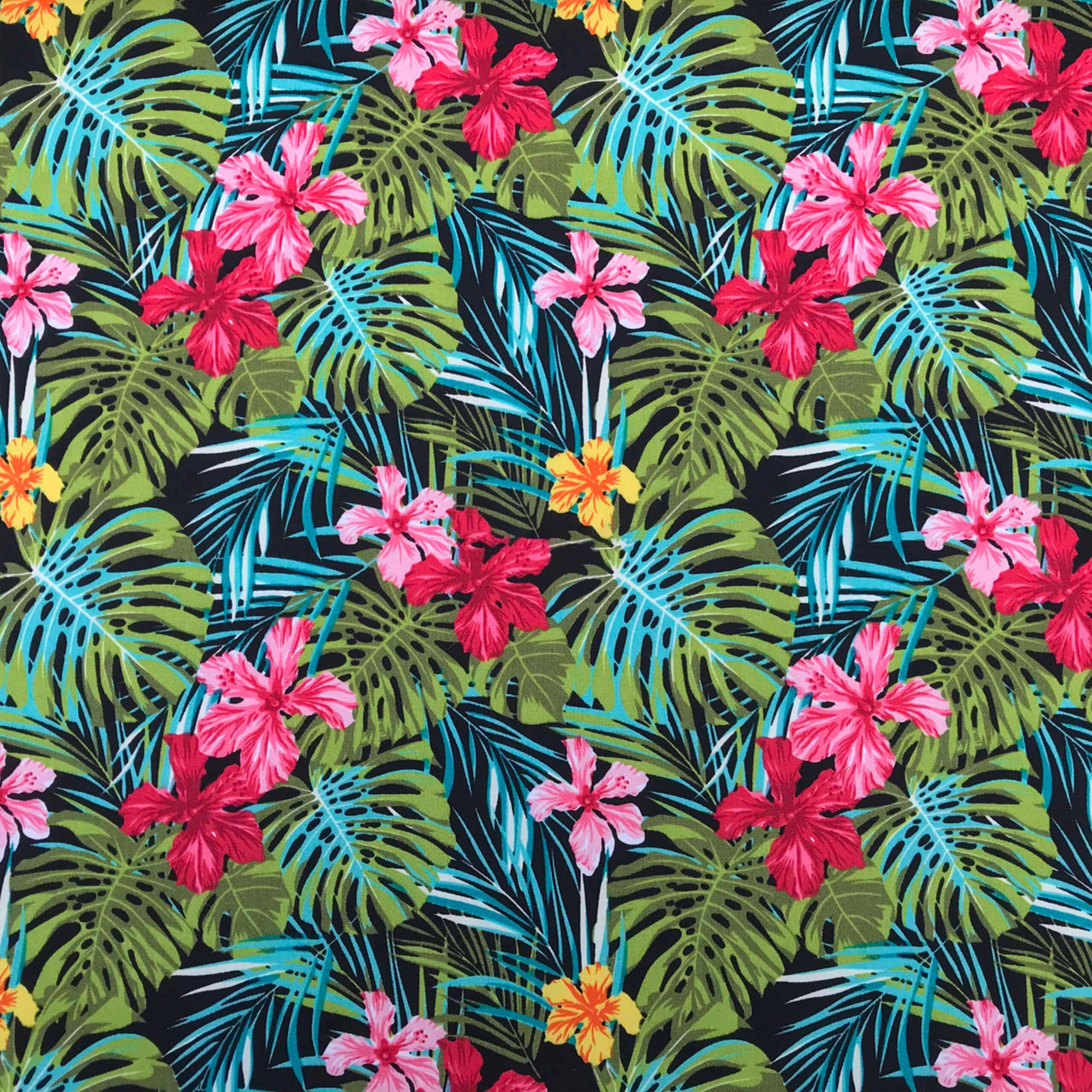 Rose and Hubble Floral Printed Fabric - 45 Inch Wide 100% Cotton Poplin for Dressmaking, Quilting, and Crafting - Soft, Cotton Fabric for Sewing, Apparel, Home Décor, Bag Making (CP0739BL, 0.5 Metre) — image 1
