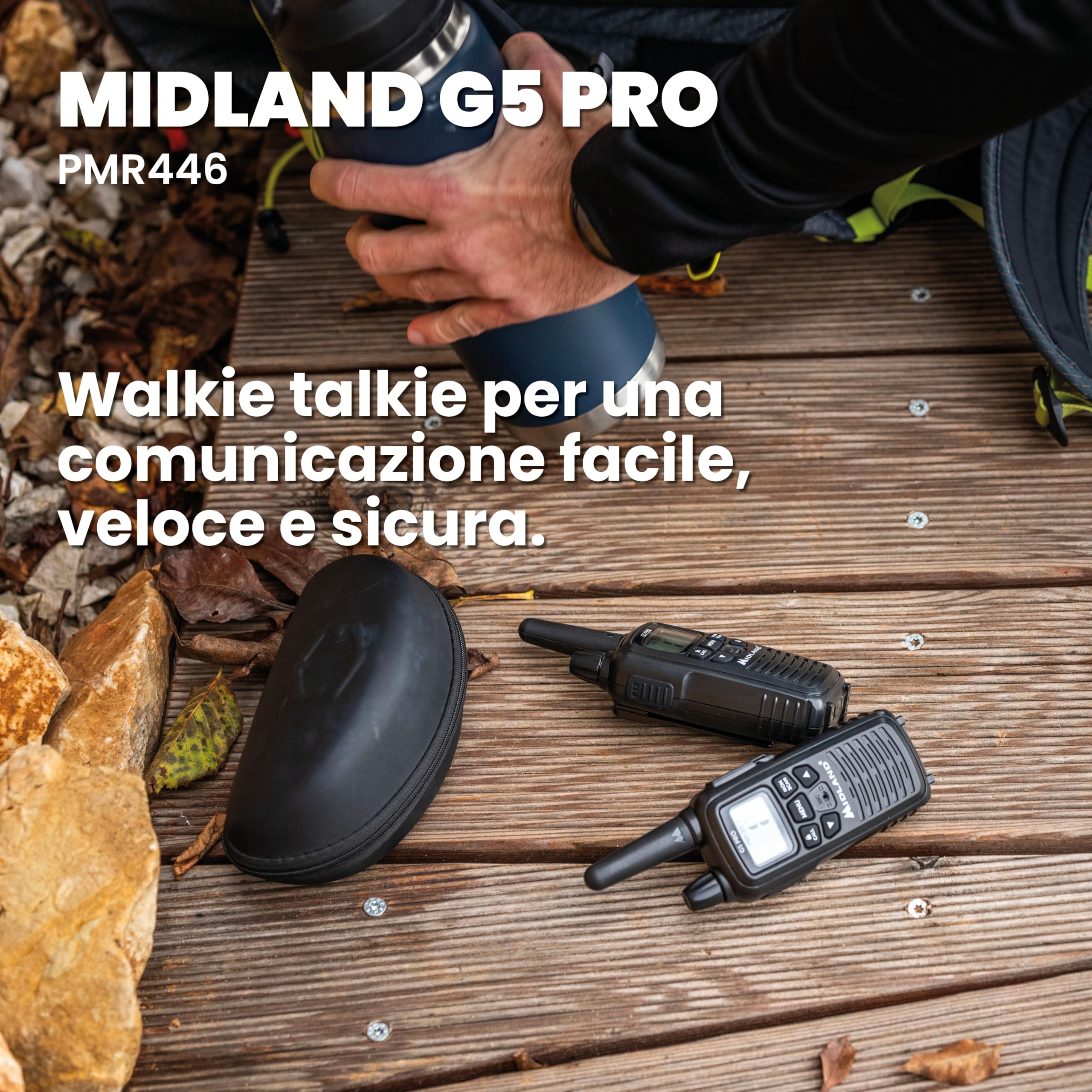 Midland G5 PRO - ricetrasmettirore pmr446/lpd - 2