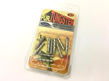 Tungsten Fishing Tackle Nail Weights | Natural Finish | Choose from Various