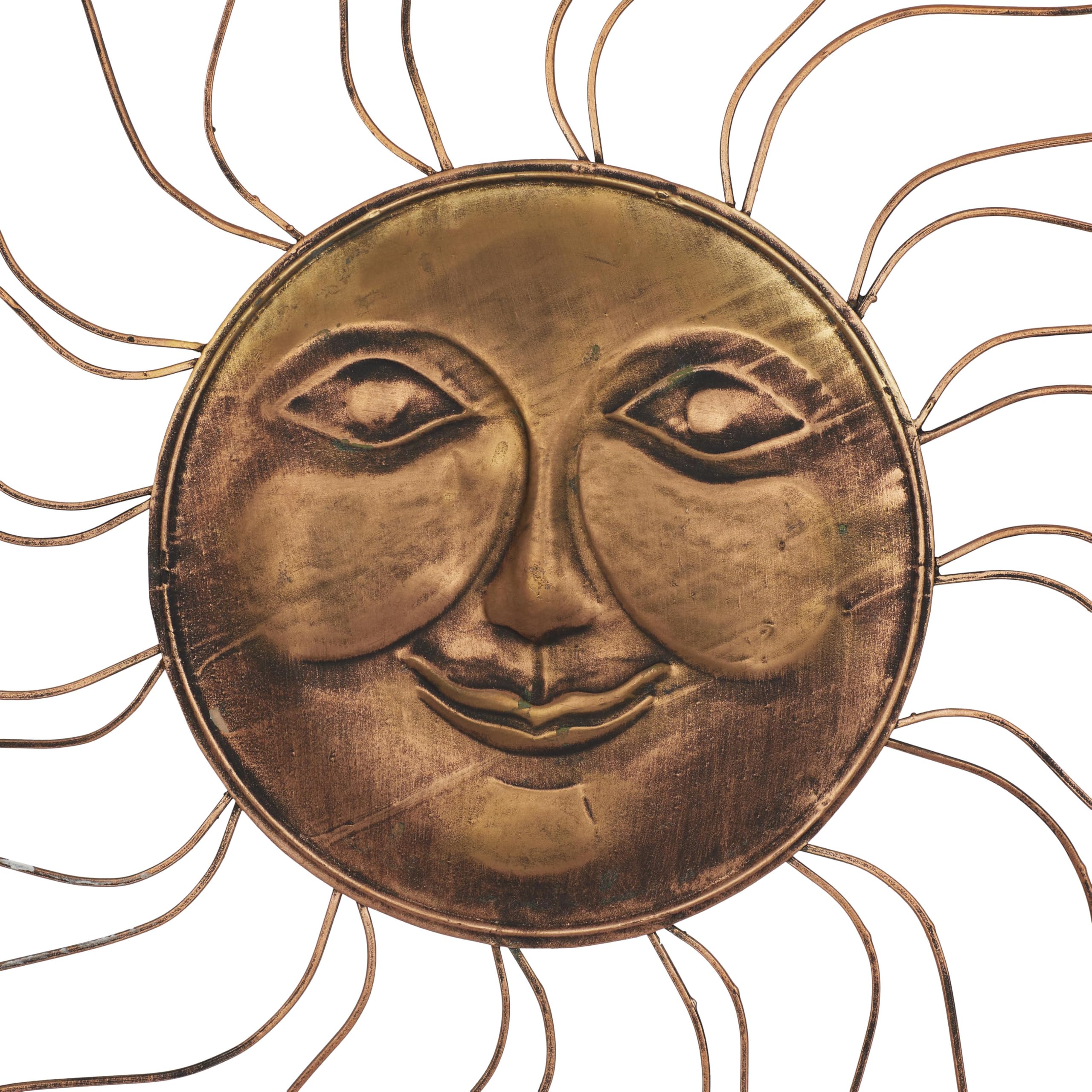Amazon.com: Deco 79 Metal Sun Home Wall Decor Indoor Outdoor Wall
