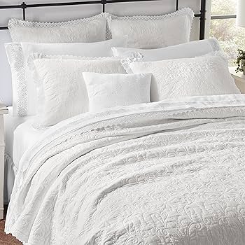 新品LAURA ASHLEY ダブルデュベカバー 190×210cm Amazon.com: Laura Ashley - Twin XL Comforter Set, Embossed