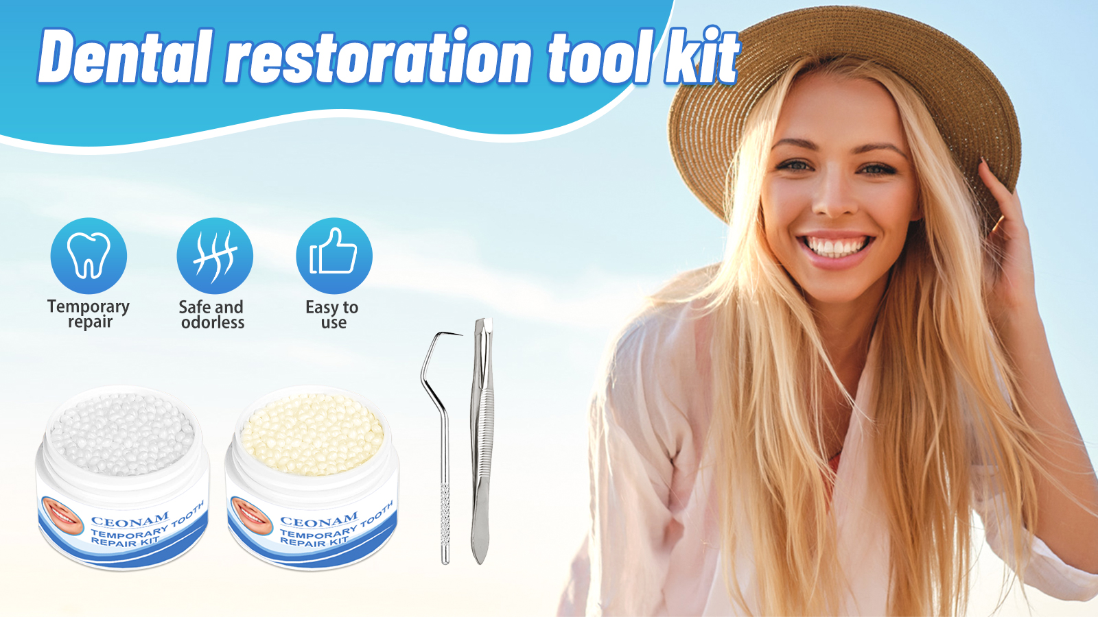 Amazon.com: Tooth Repair Kit - 3.5 oz Temporary Fake Teeth