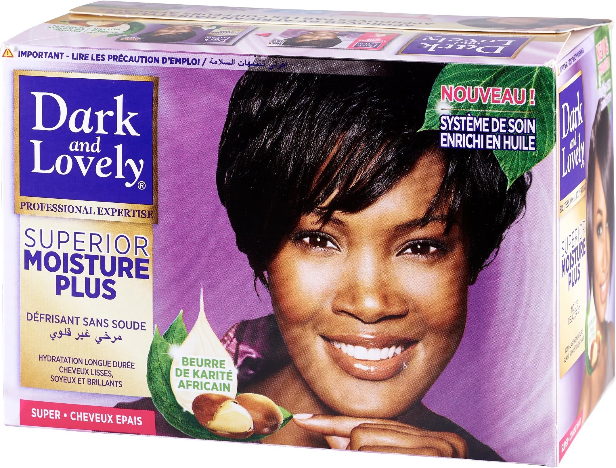 SoftSheen-Carson Dark and Lovely Moisture Plus No Lye Relaxer, Super