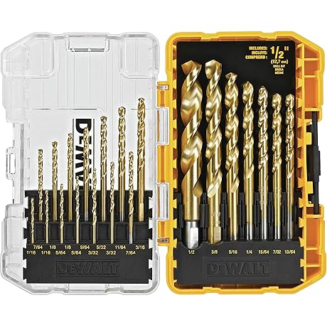 DEWALT Titanium Nitride Coated Drill Bit Set (21-Piece)