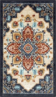Pelham Vintage Kilim Print Area Rug 5x7 - Image 1