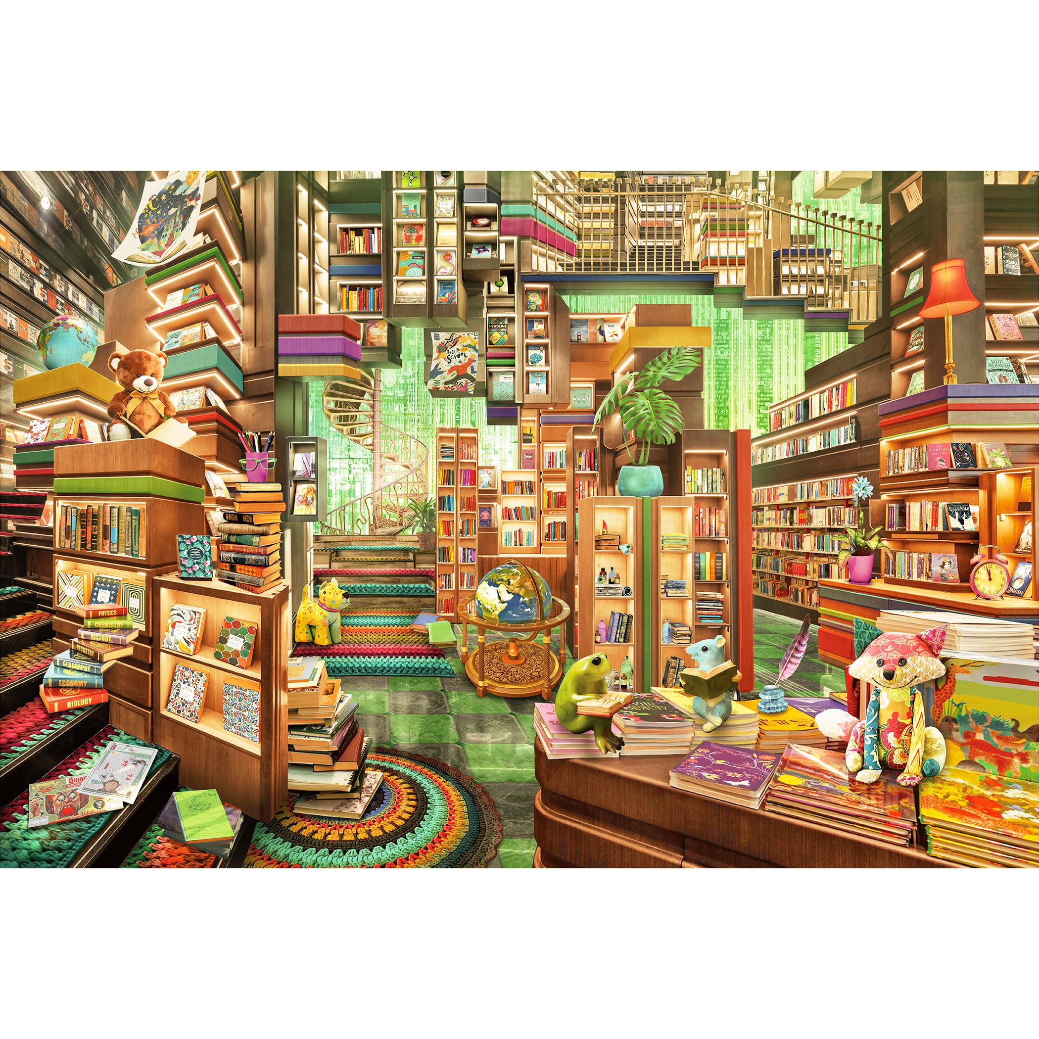 Tektalk 1000 Piece Puzzle Jigsaw Puzzle for Teens & Adults (Library)