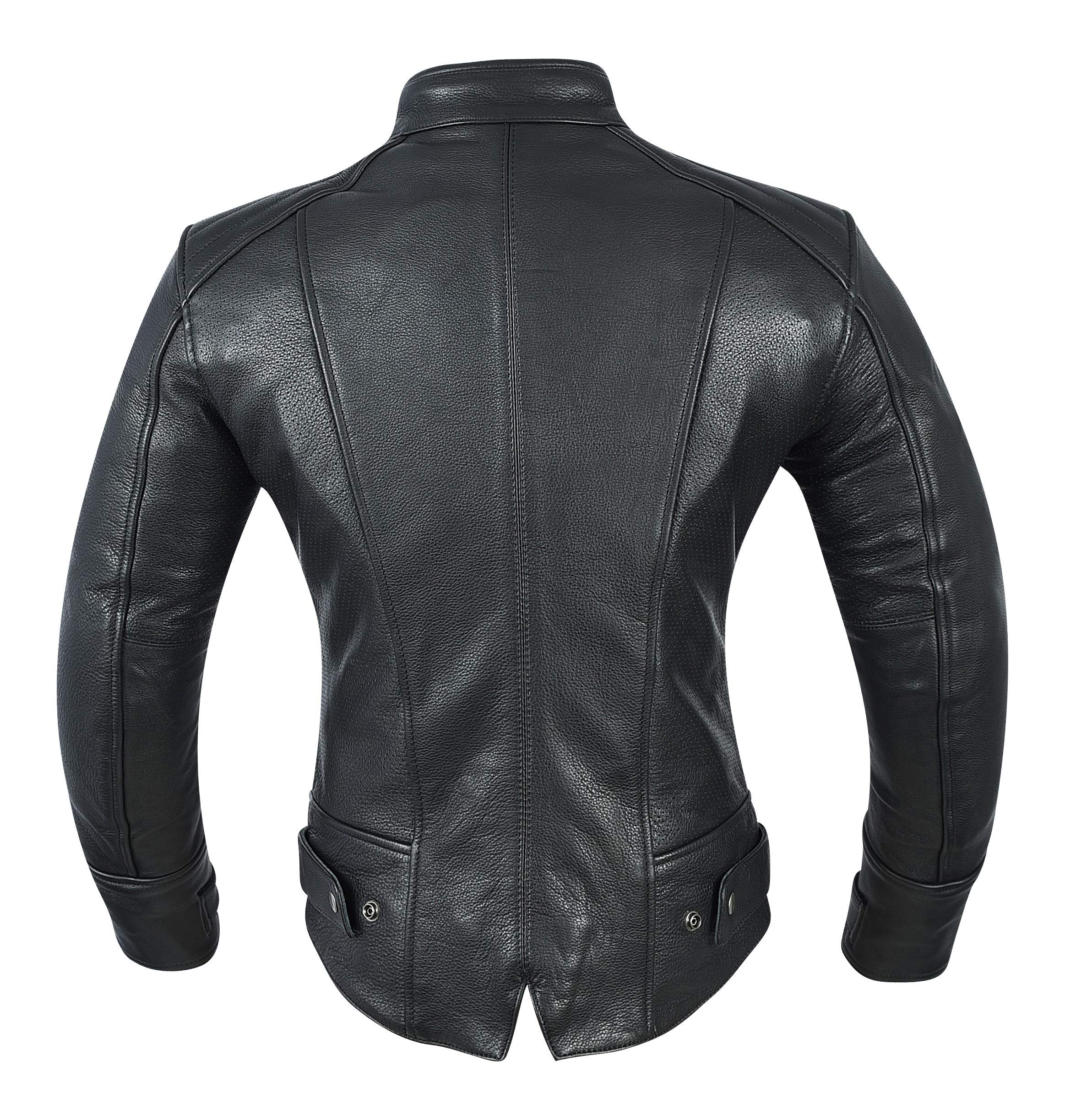 Damen Tribeca A ++ Lederjacke mit Motorradschutz