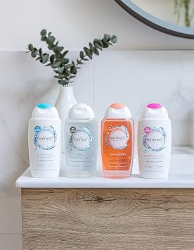 Femfresh 0% Sensitive Intimate Wash - Feminine Hygiene Shower & Bath Gel Cleanser - pH Balanced, Soap Free, Fragrance Free Vegan Formula - w. Purifying Lotus Flower Extract to Soothe & Protect - 250ml