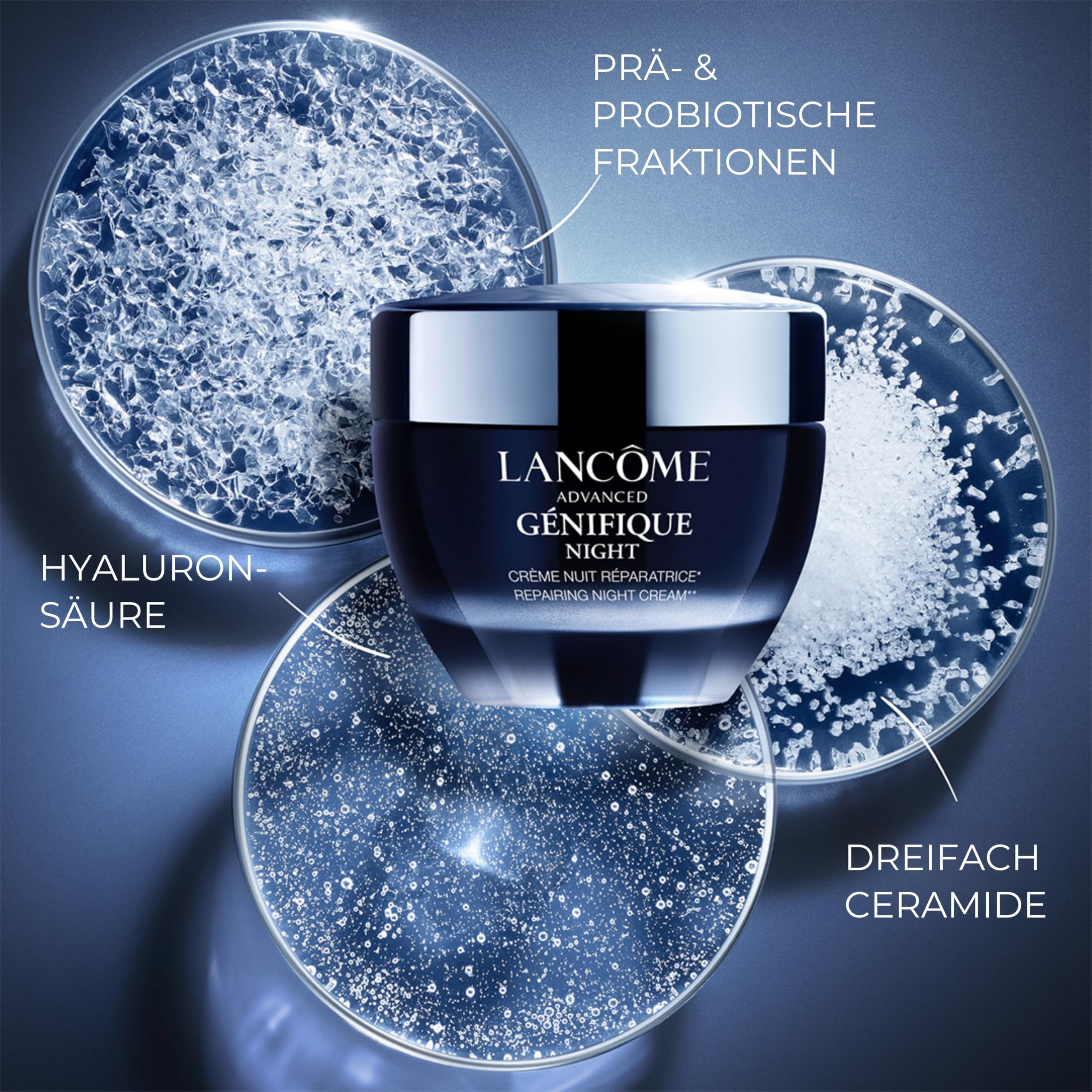 Lancôme Rénergie Multi-Lift Creme 50ml + Advanced Génifique Nachtcreme 50ml | Straffende Formel für den Tag kombiniert mit intensiver Feuchtigkeitsversorgung während der Nacht im Duo