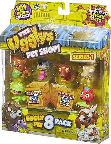 Miniatura 5 de Figura de juguete Ugglys Pet Shop paquete de 8