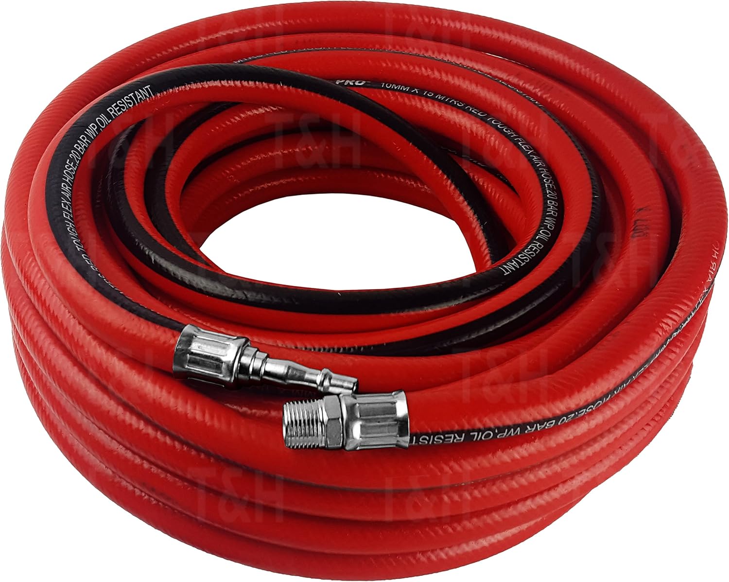 US PRO HEAVY DUTY Air Line Hose Compressor Air Hose Line 15m 50ft 1/4