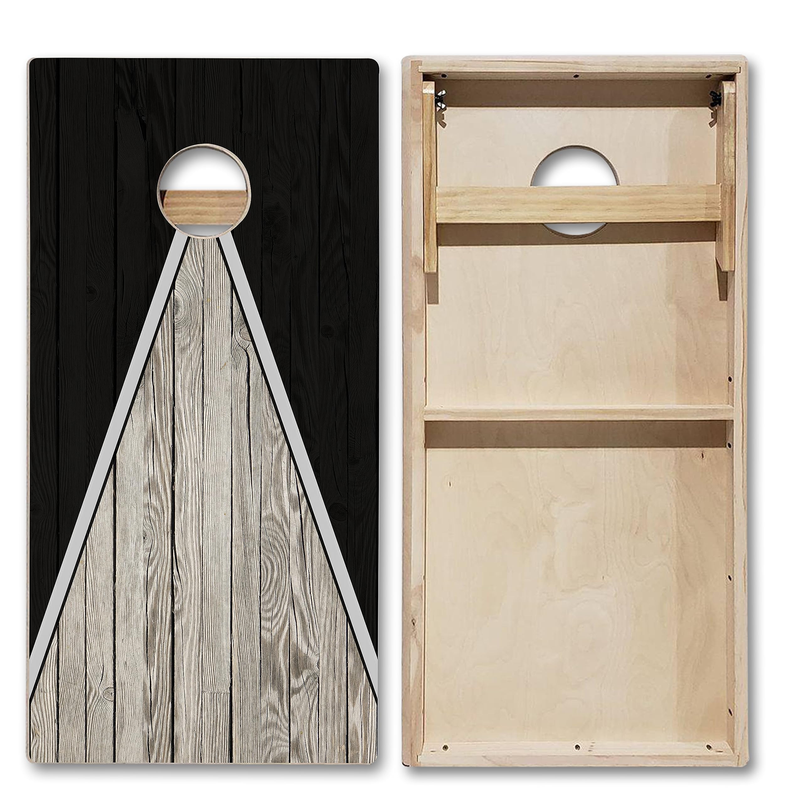 American Flag Series - Premium Cornhole Boards - Includes 2 Regulation Size 4' x 2' Cornhole Boards, and a Set of 8 Double Stitched Cornhole Bags (American Soldier Flag)