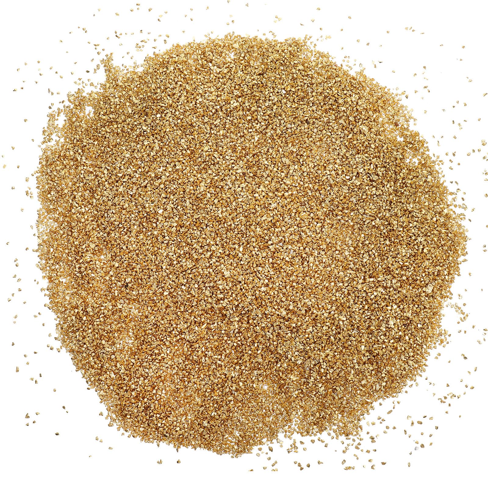 Unregelmäßige Glassteine für Selbstgemacht Bastelarbeiten 500g, Gold