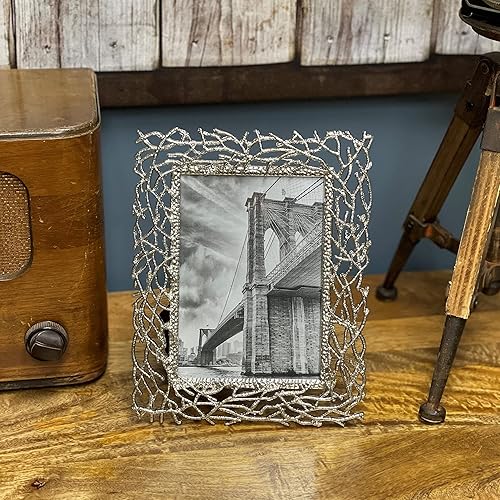 Miniatura 2 de Lawrence Frames Marco de rama plateada, 4x6