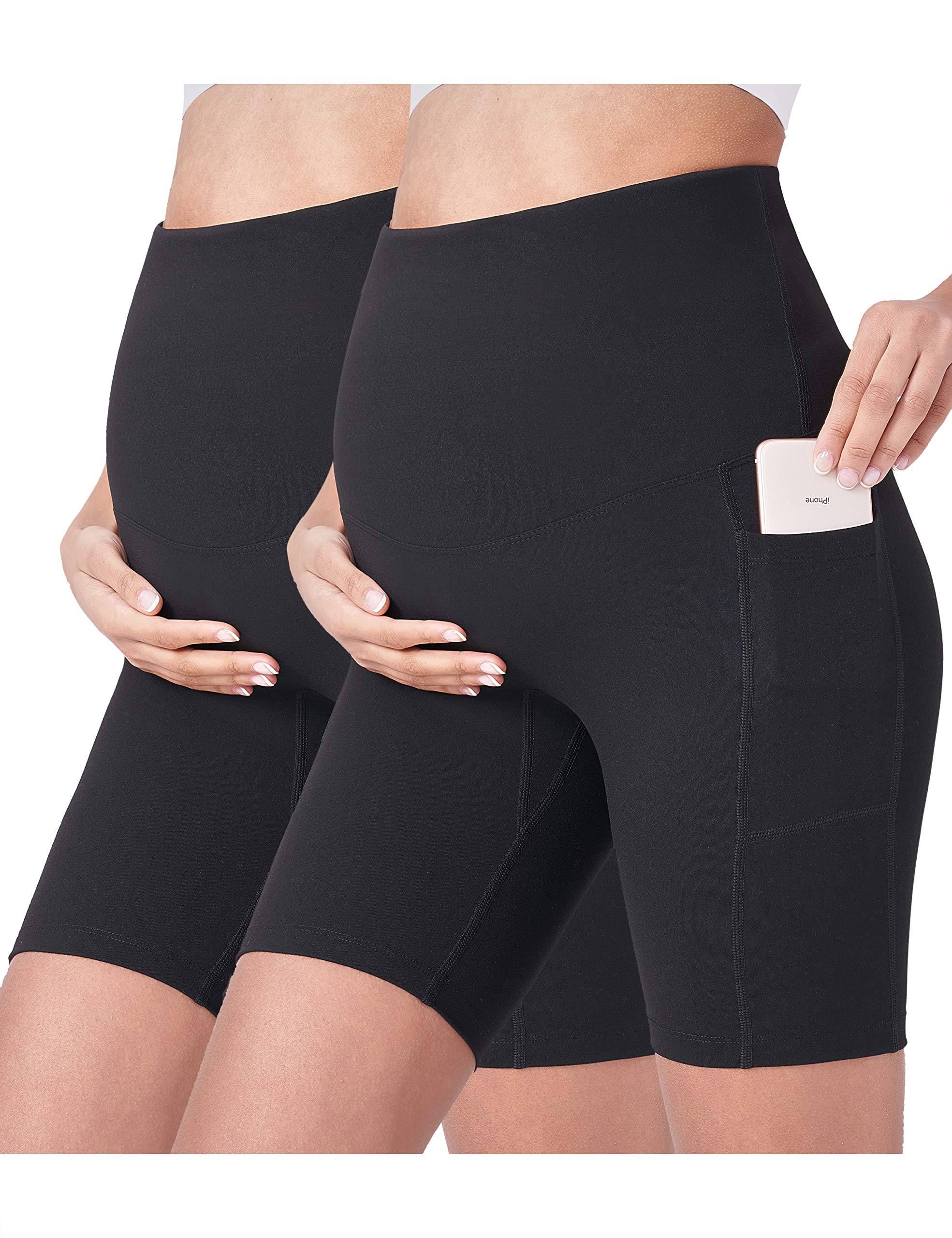 POSHDIVAH Pantaloncini da Yoga (Pacco da 3) Donna