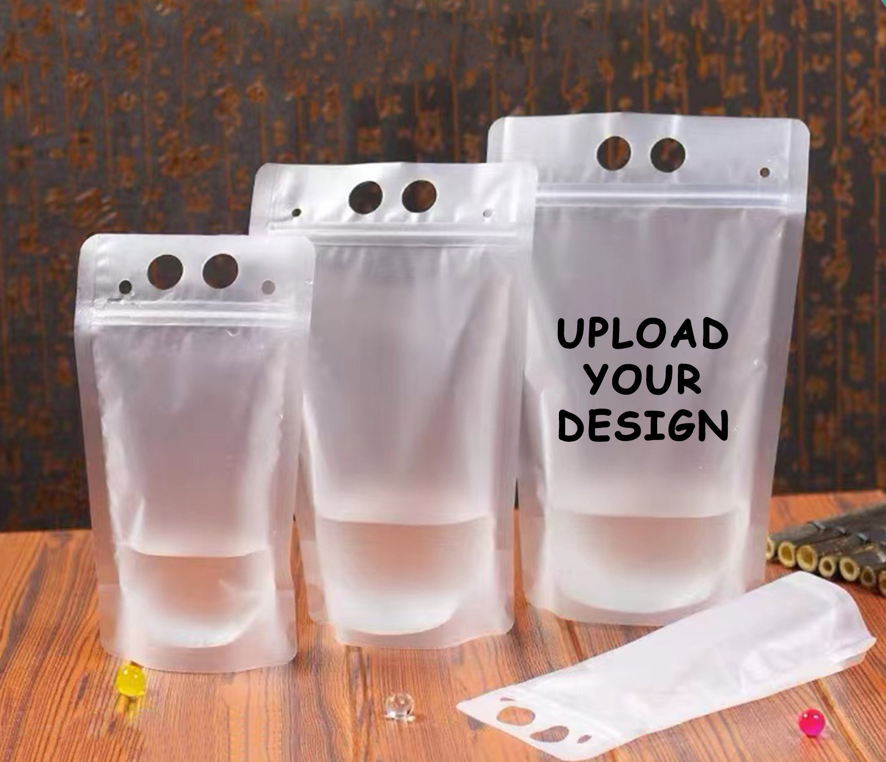 Packs de 50 pitillos para bebidas con diseño personalizable miniatura 7