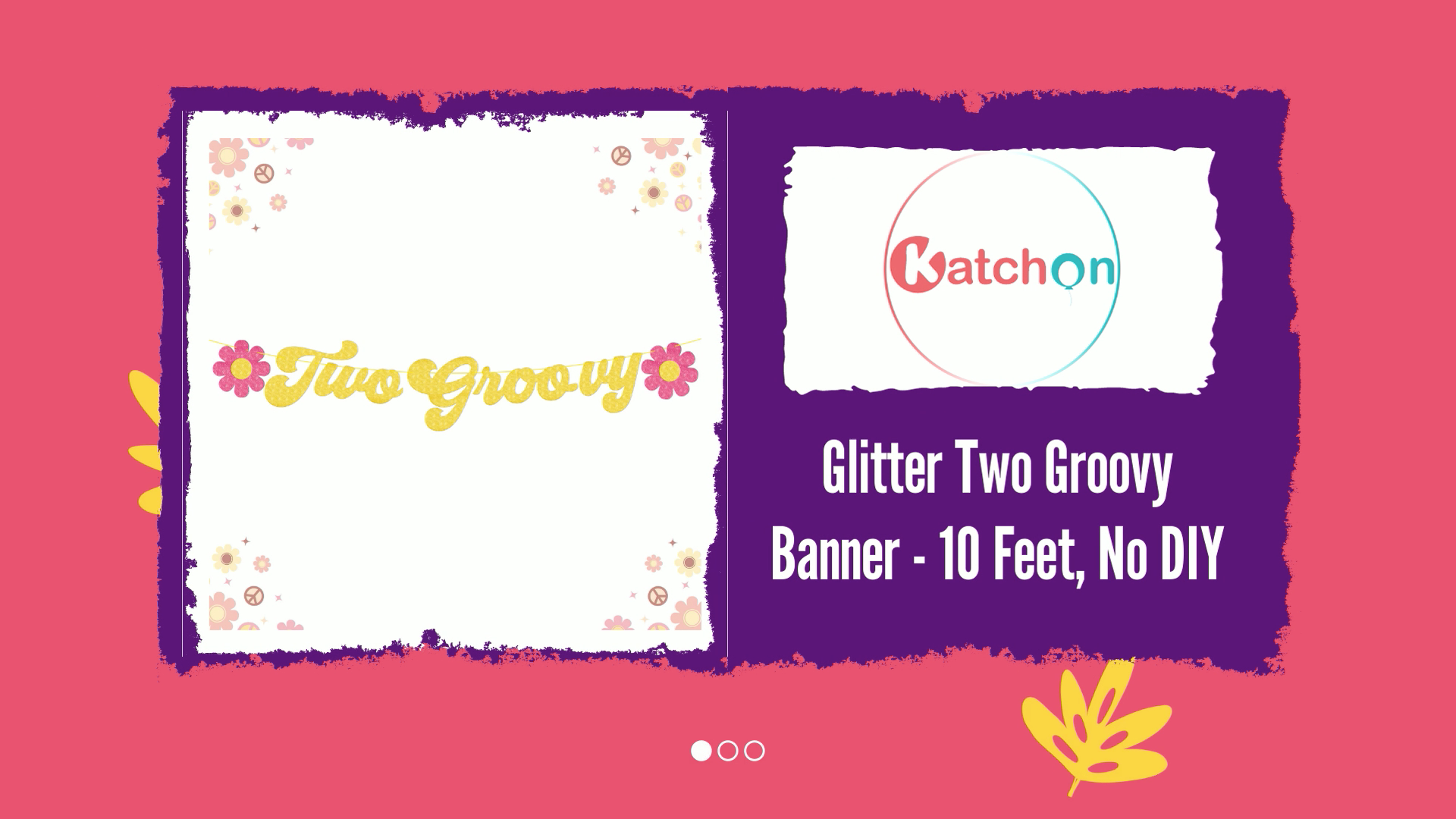 Happy Hippie Two Groovy Party Decorations, Two Groovy Sign For Two ...
