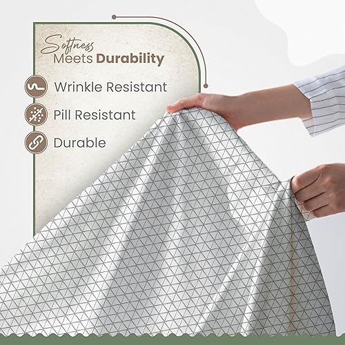 Miniatura 6 de Martex EcoPure - Juego de sábanas de 4 piezas tamaño Queen, sábanas 100% algodón orgánico, cómodas sábanas lavadas, refrescantes, sábanas de