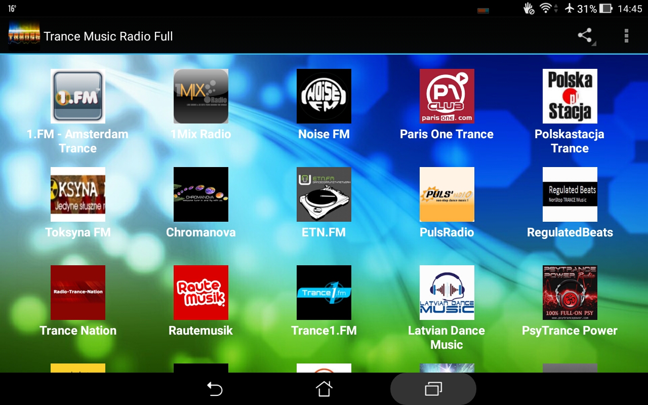 Trance Music Radio Full App on Amazon Appstore