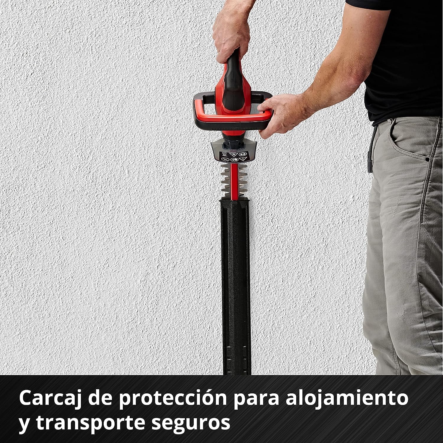 Einhell Cortasetos con batería GC-CH 18/40 Li Solo Power X-Change (18 V, 40 cm de Longitud de Corte, 13 mm Distancia Entre Dientes, Mango ergonómico, sín batería)