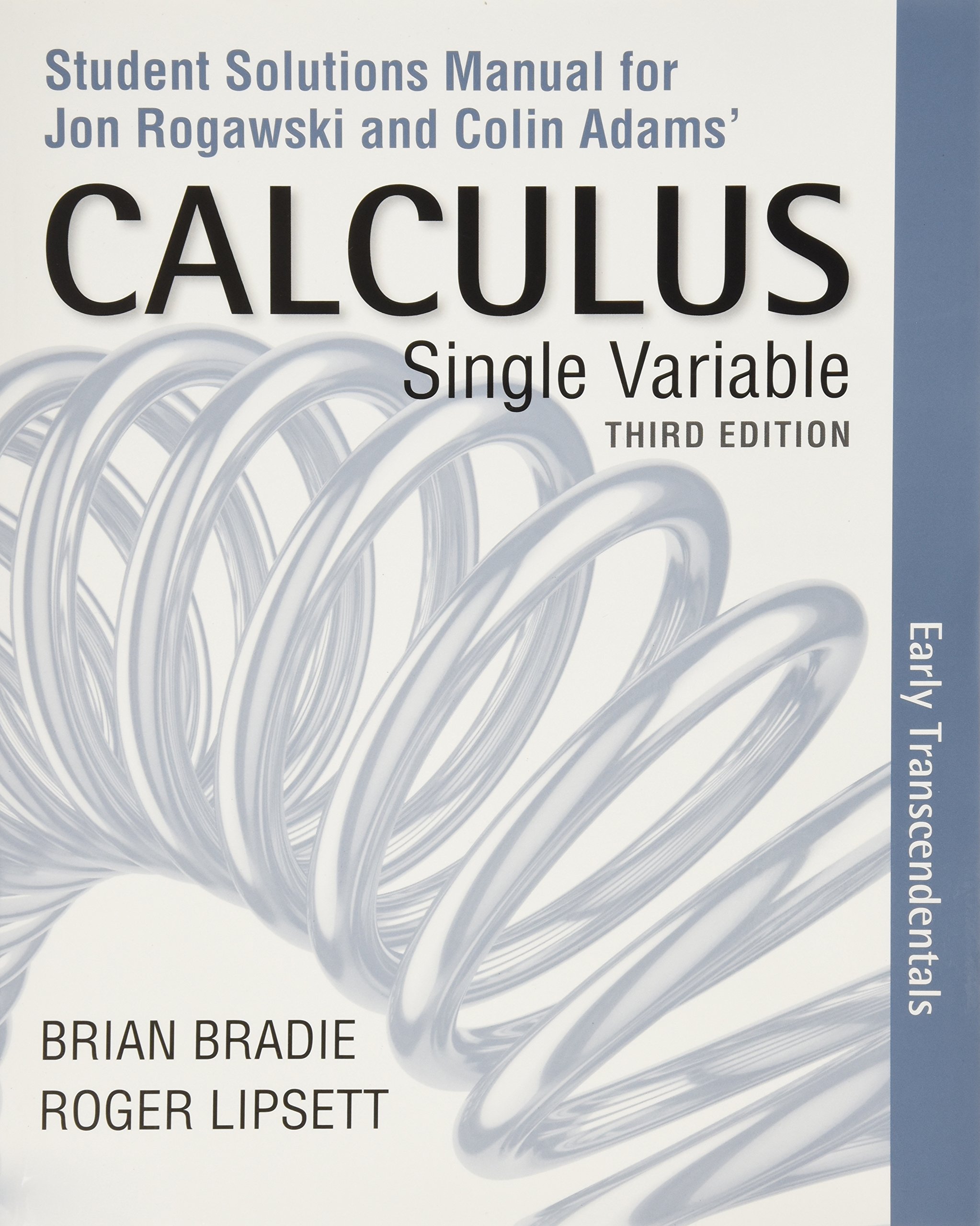 Student Solutions Manual for Calculus Early Transcendentals (Single Variable)