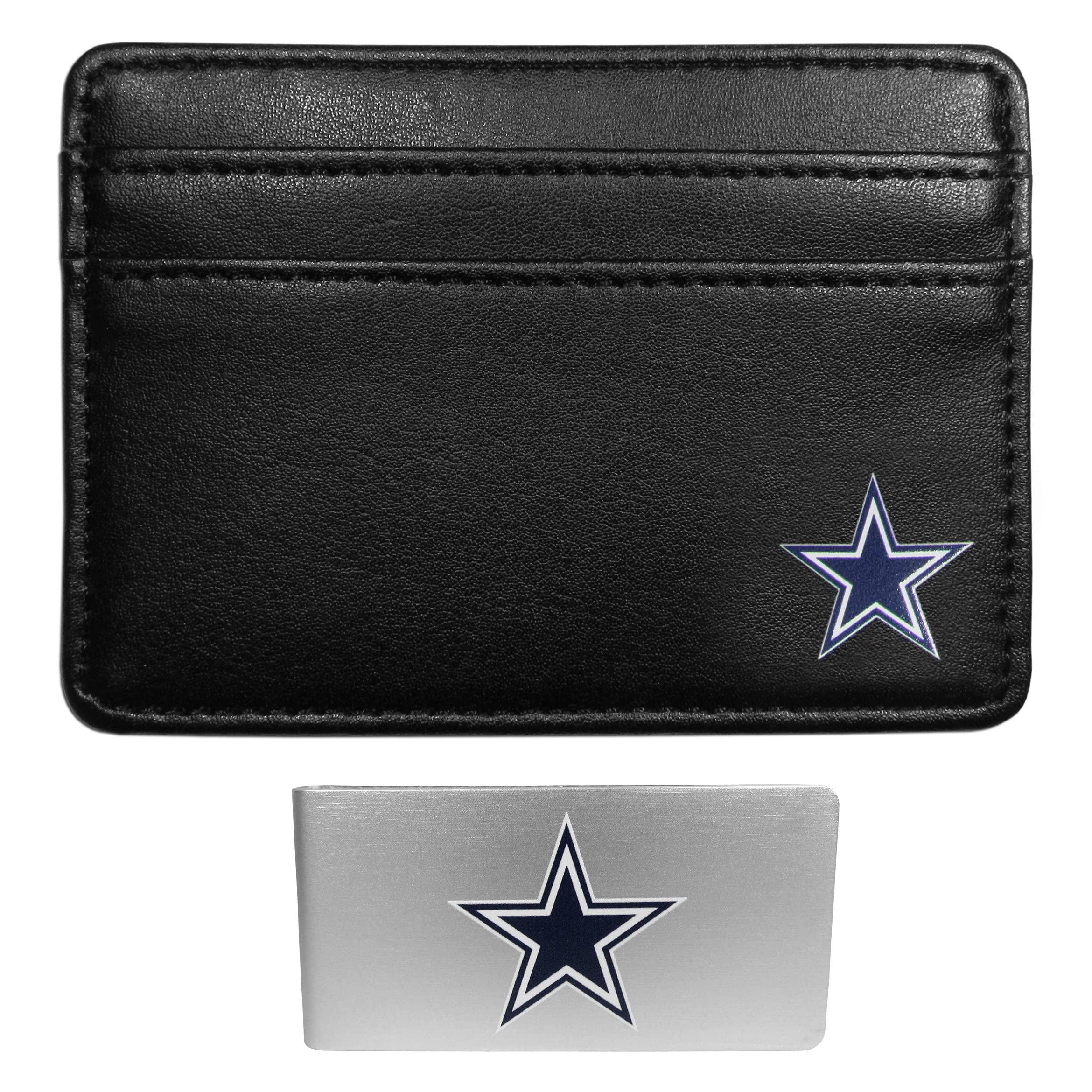 Sports NFL Dallas Cowboys Weekend Wallet & Money Clip, Black, One Size, Medium-image-32