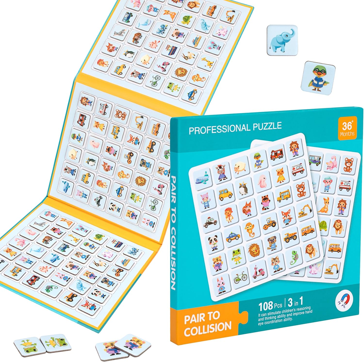 Coogam Alphabet Labyrinth - 26 Pull Back Autos Mit Spielmatte, Lernspielzeug Für 3-5 Jahre