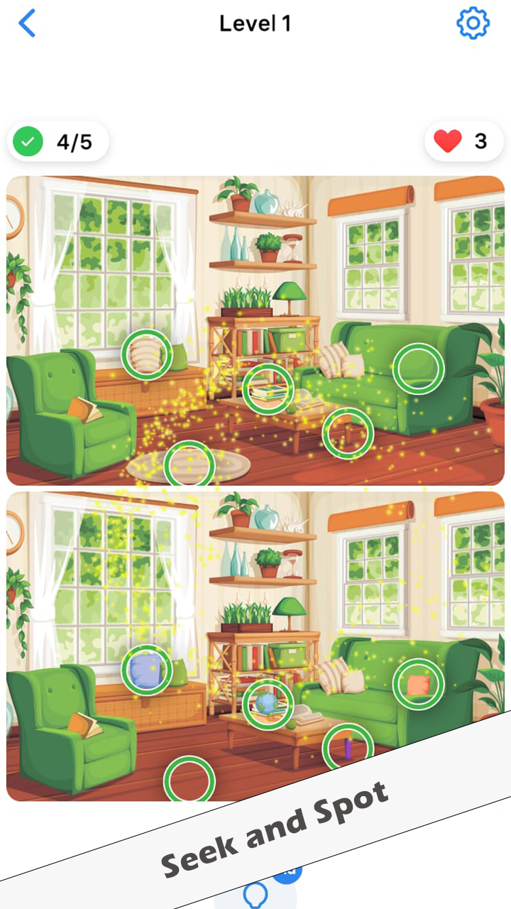 Find Differences & Spot It Puzzle - Hidden Objects Brain Teasers Visual ...