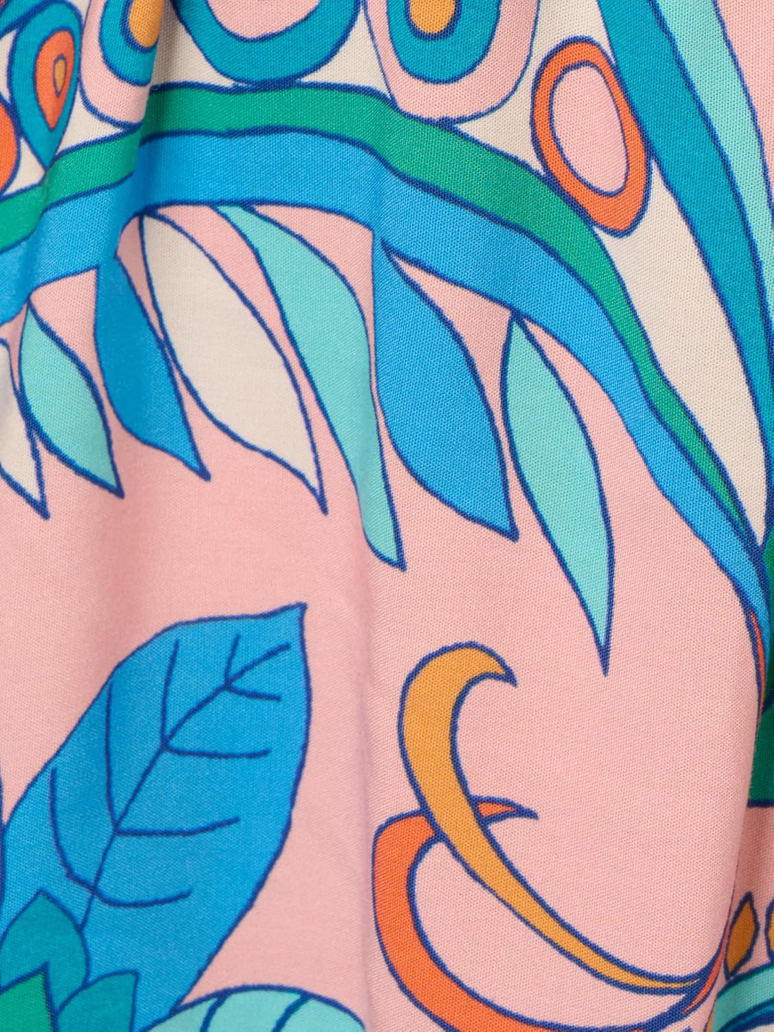 Adrianna Papell Day Women's Printed Short Dress, Peach Multi, 2 - Image 3