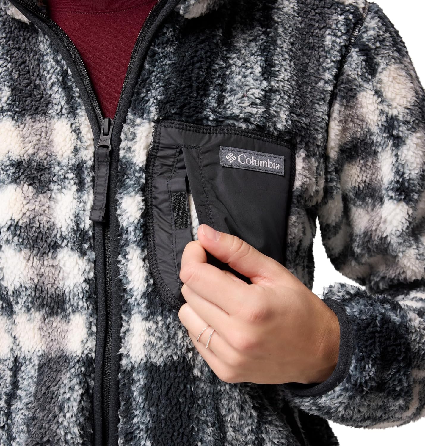 Columbia womens West Bend Print Full Zip Ii - Image 5