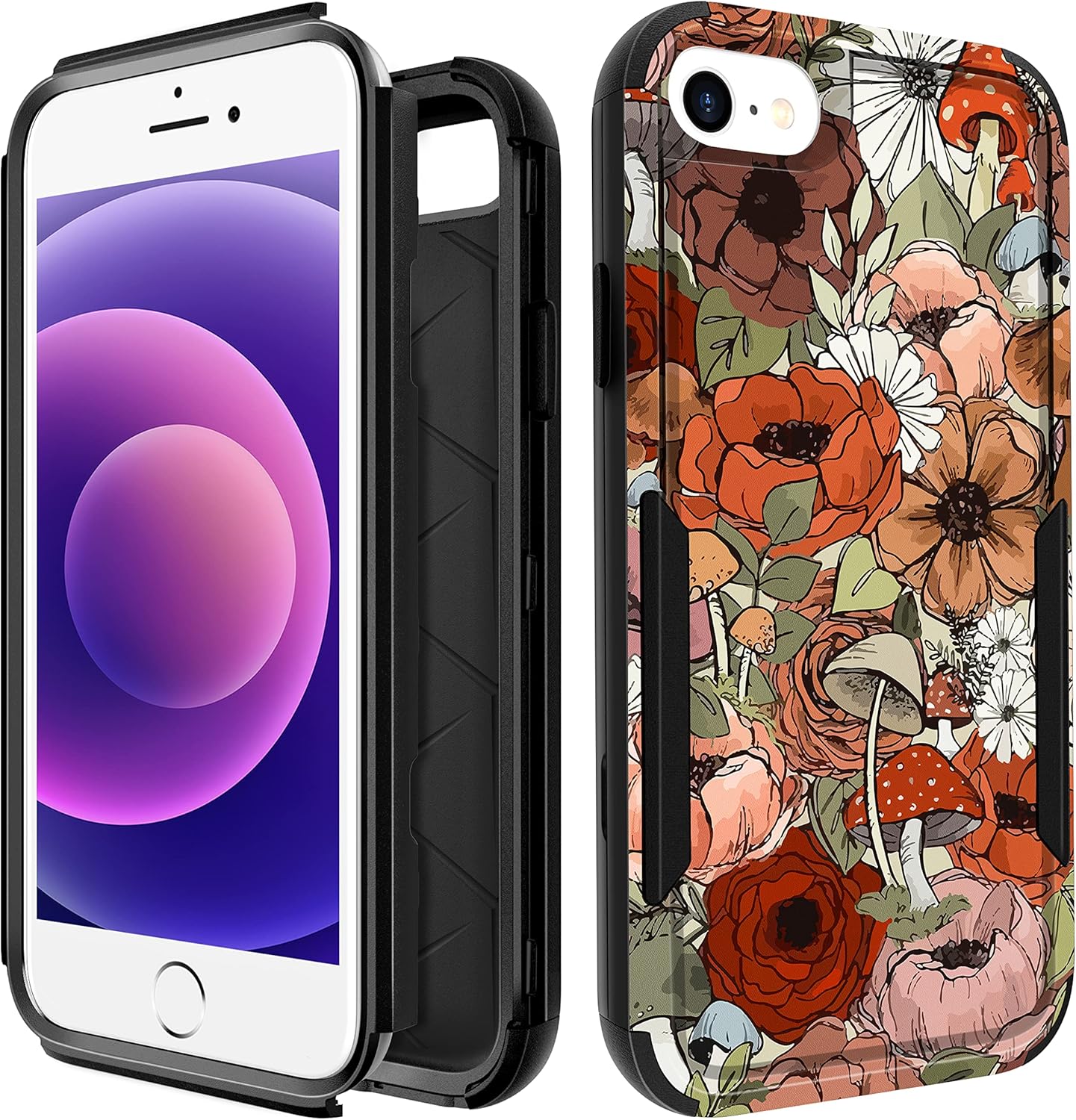 Plakill for iPhone SE Case 2020/2022/3rd Generation, for