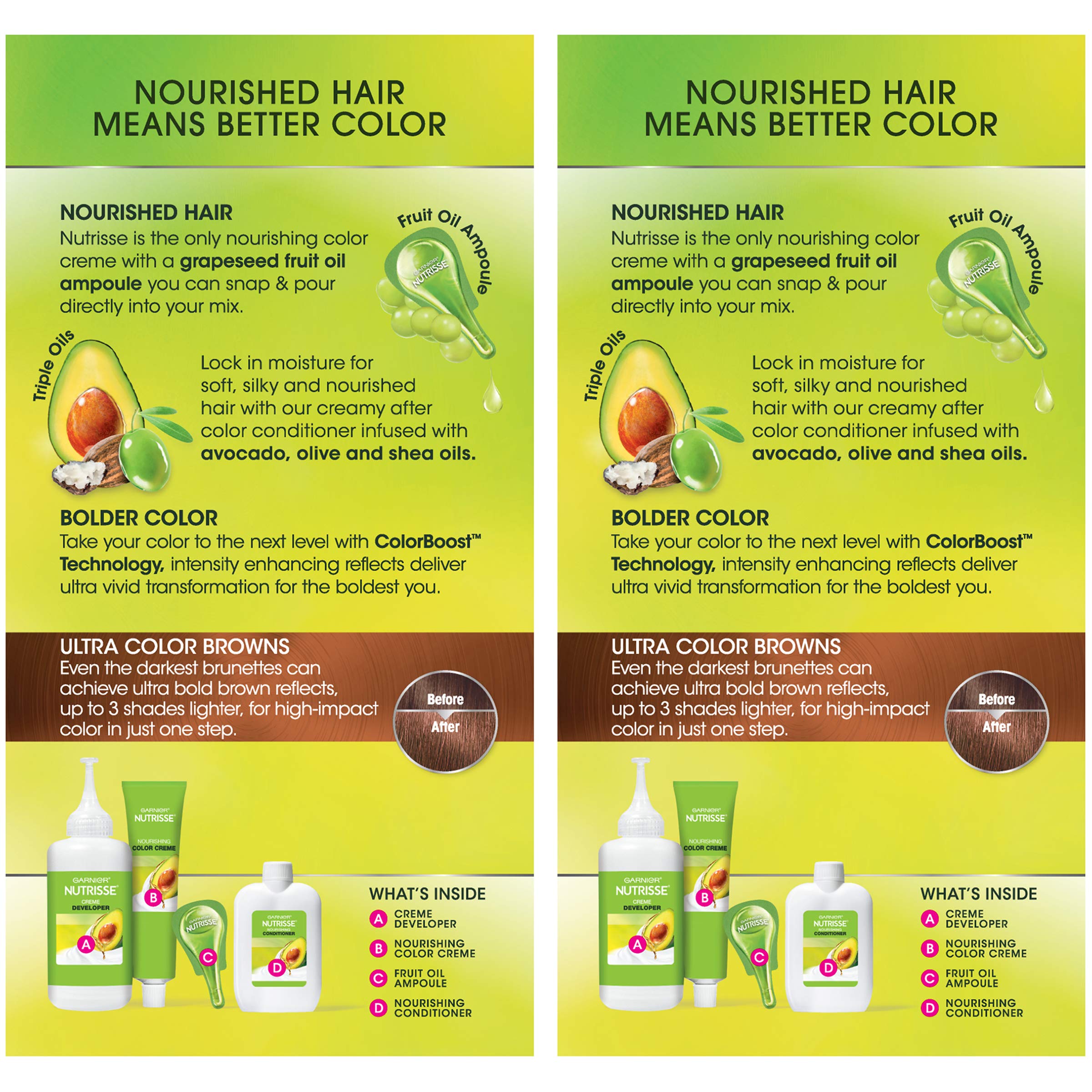 Garnier Nutrisse Ultra Color Nourishing Permanent Hair Color Cream, B4