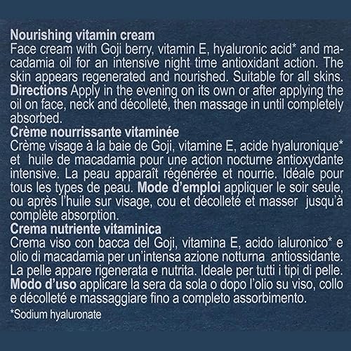 Miniatura 2 de comfort zone Renight Crema nutritiva vitamínica, tratamiento nocturno para nutrir e hidratar, ideal para todo tipo de piel
