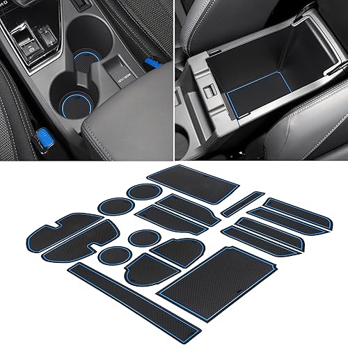 SENSHINE Inserto de portavasos para Subaru Crosstrek Accesorios 2024 Impreza 2024 Accesorios 2024 Forro de consola central, bolsillo de puerta,
