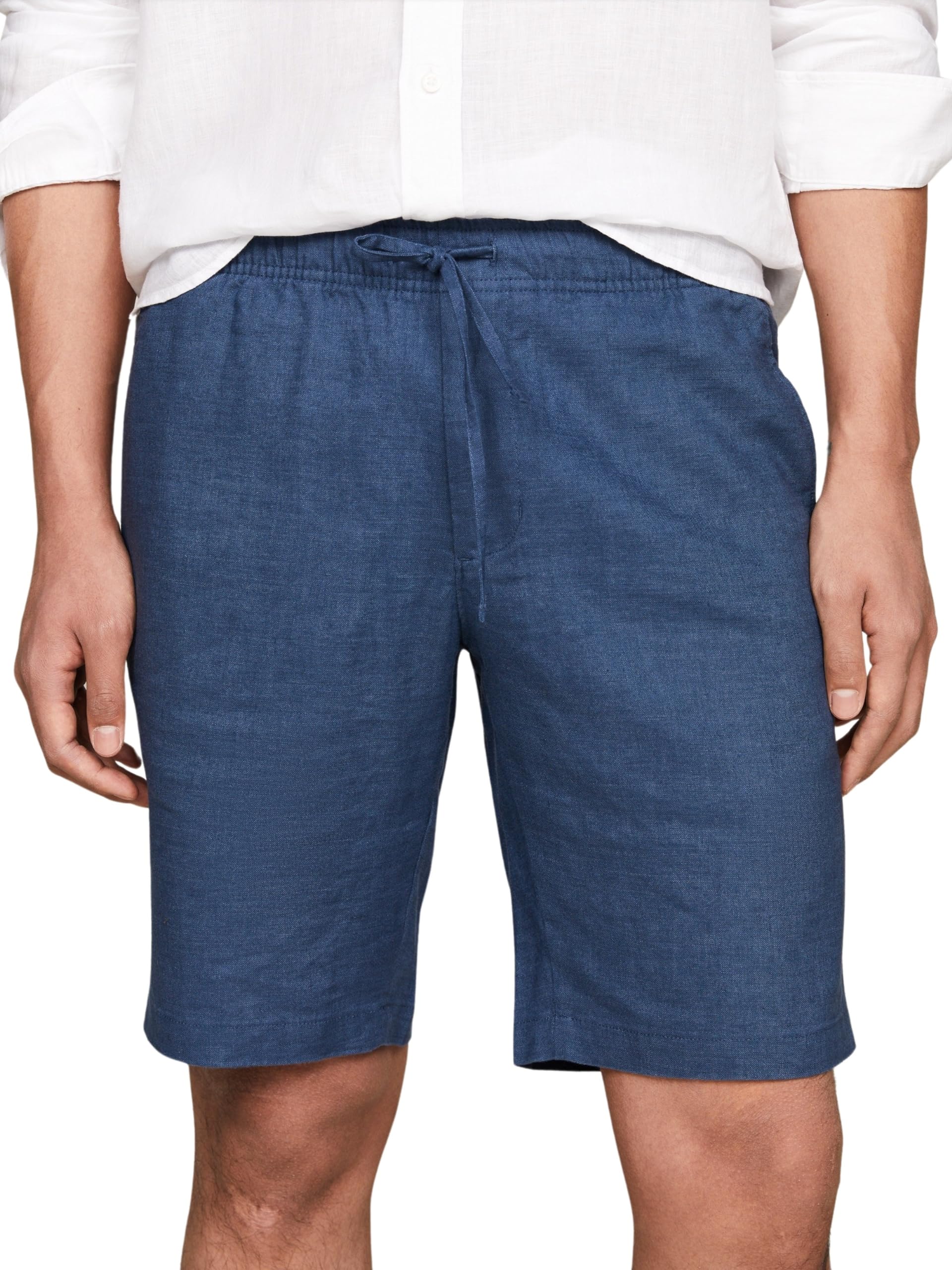 Tommy Hilfiger Pantalón chino corto Hombre Harlem Linen Muy ajustado