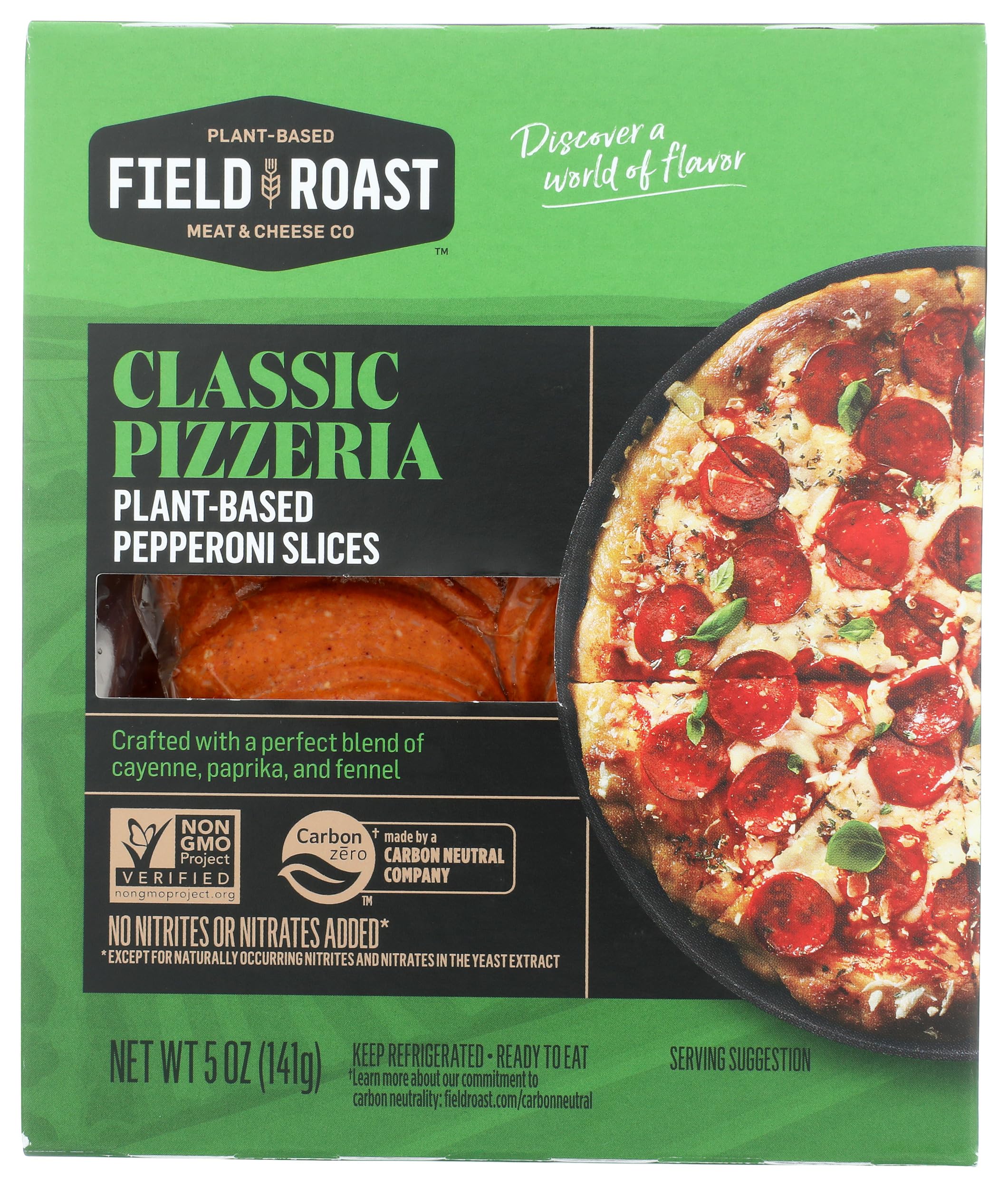 Amazon.com: Field Roast, Pepperoni Slices Plant Based Classic