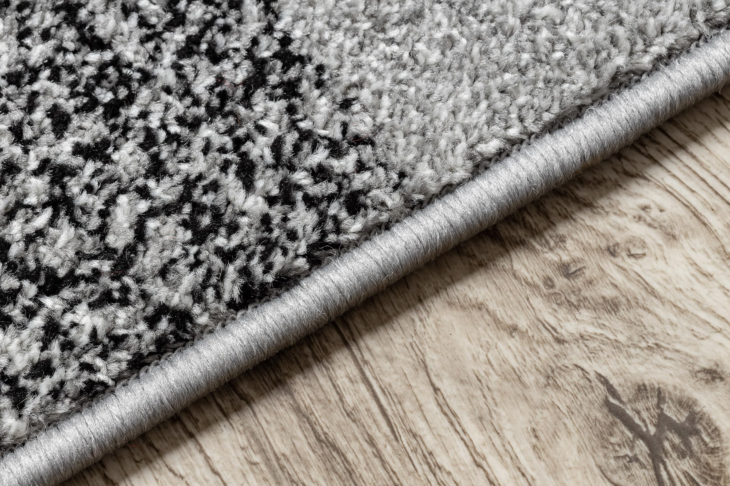 rugsx Tapis de Couloir Silver Etna Cadre, Sable, Tapis d'entrée, Tapis de Cuisine, Tapis de Couloir, Moderne, diverses Tailles, Gris 80x300 cm