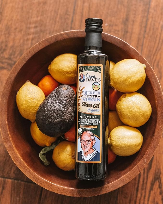 Aceite de Oliva Extra Virgen Orgánico Papa Dave's 16.9 fl oz miniatura 10