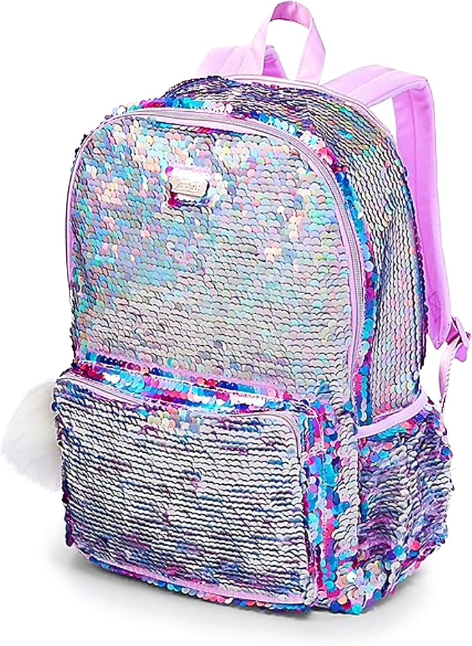 justice backpack sequin