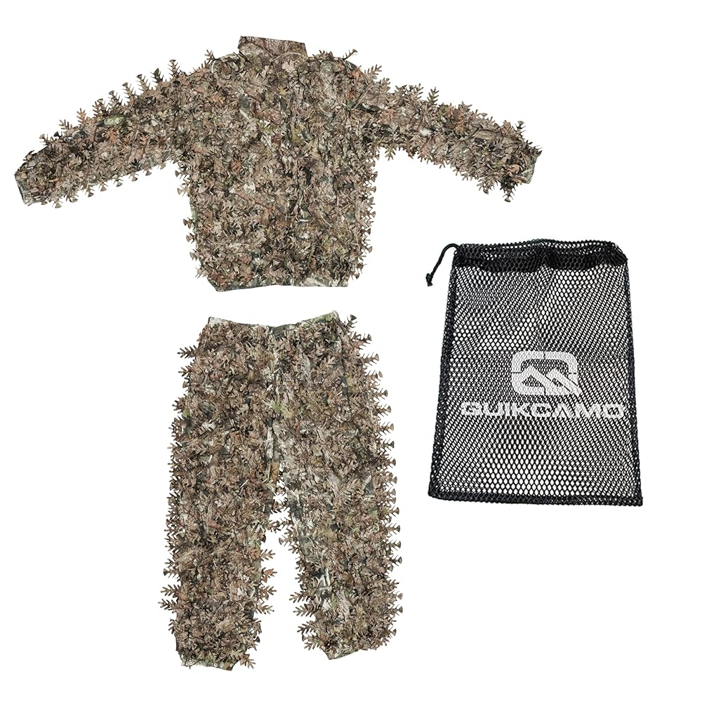 Amazon.com: QuikCamo 3D Leafy Suit for Hunting - Lightweight