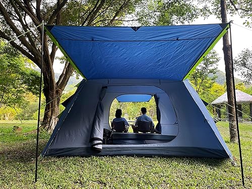 Miniatura 7 de Three Bears Tienda de campaña familiar para 6 personas, 118.110 in impermeable, adecuada para viajes por carretera, patios traseros, aventuras de