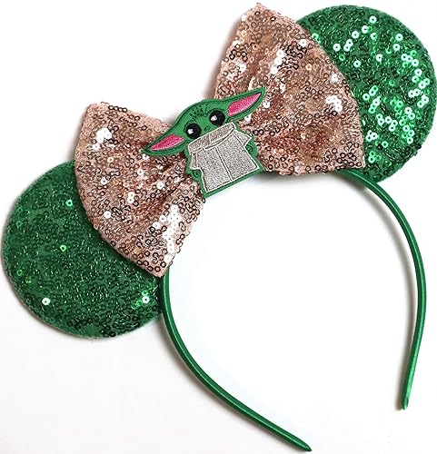 Miniatura 7 de CLGIFT Colección Minnie Ears - Ariel, arcoíris brillante, lentejuelas rojas clásicas y más colores disponibles