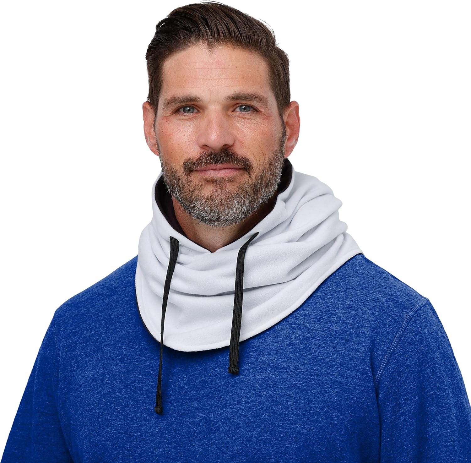 NFL Team Logo White Drawstring Winter Cap Hooded Gaiter Balaclava Face Cover - Image 7