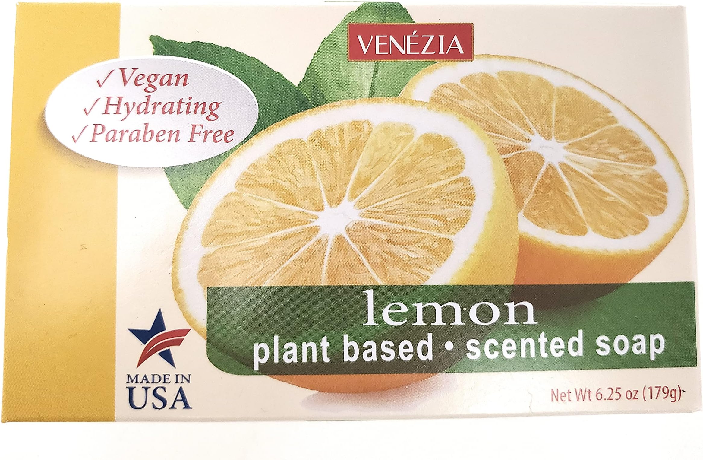 | Lemon Plant Based Scented Soap | 6.25 ounces each | Pack of 2
