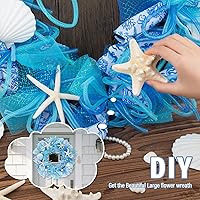 Vista 5 de Conchas de mar grandes de 4 a 5 pulgadas, conchas marinas a granel para manualidades y decoración, decoración de boda para fiesta en la playa