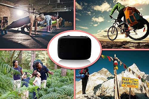 Miniatura 7 de JJYHEHOT Bolsa organizadora de baterías, caja de almacenamiento segura, ordenada, a prueba de golpes, dura, portátil, con capacidad para 40 pilas AA