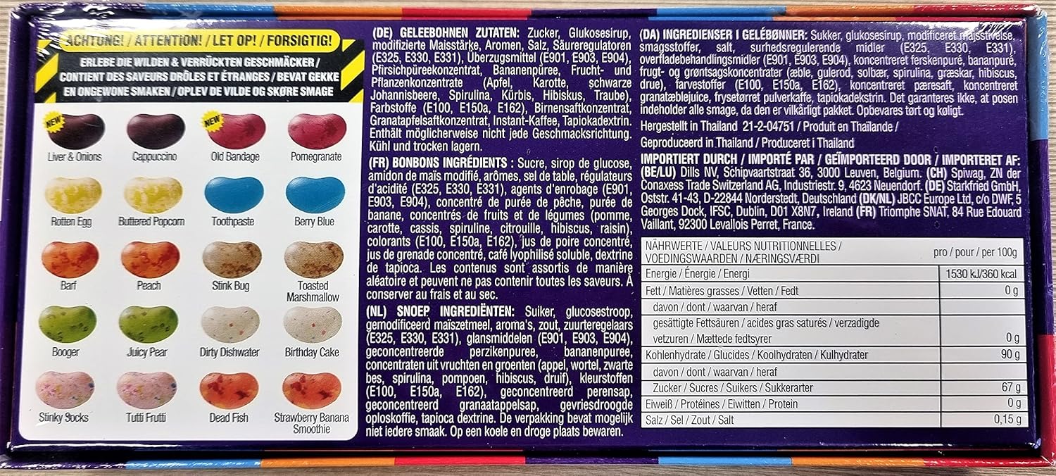 Bean Boozled Spinner Box Ge, Net Wt