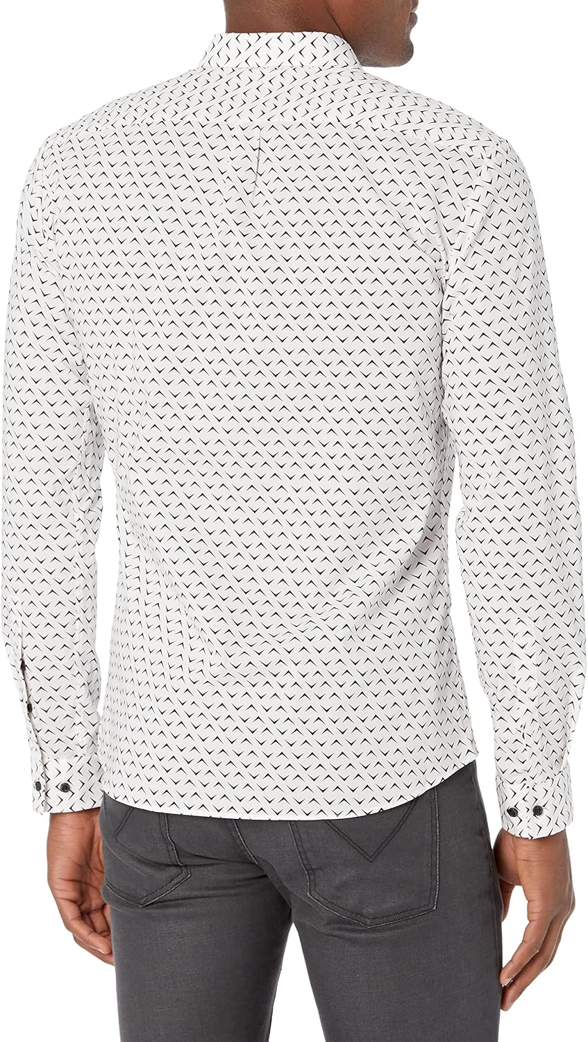 Hugo Boss Men's Extra Slim Fit Patterned Button Down Shirt - Image 2