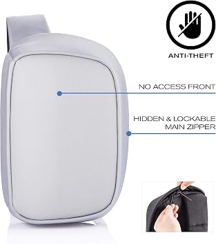 XDDesign Bobby Sling, Anti-Theft Backpack, grey, Taille unique